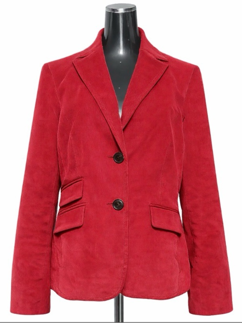 2 for $50 JONES NEW YORK Burgundy Corduroy Blazer Jacket